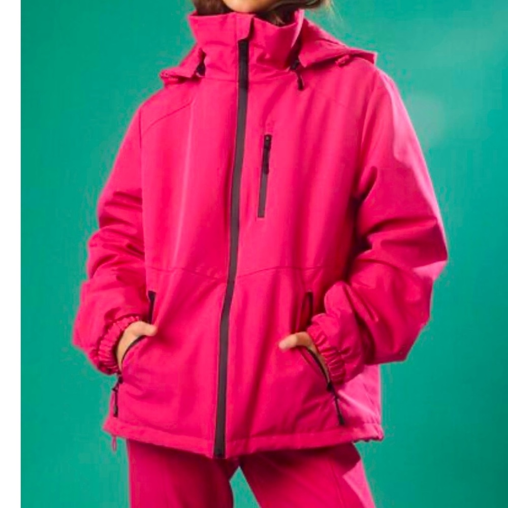 NWT Active Ski Hooded Zip-Up Jacket Forever 21